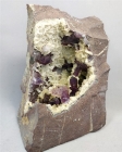 Amethyst w/ Hematite inclusions and Dolomite, Brandberg, Erongo Region, Namibia