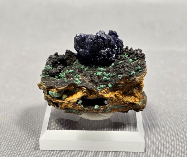 Azurite & Malachite, Morenci Mine, Greenlee County, Arizona