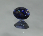 Faceted Benitoite, 3.07 carats, with G.I.A. Lab Report
