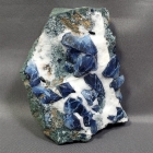 Benitoite Crystals on Matrix, Benitoite Gem Mine, San Benito County, California