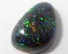 Boulder Opal Freeform Cabochon, Australia, 6.45 carats