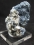 Rare White / Colorless Benitoite Crystals, Benitoite Gem Mine, San ...