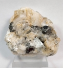 Carrollite with Calcite,  Kamoya South II Mine,  Kamoya, Katanga, DR of the Congo