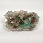 Calcite with Dioptase and Hematite Inclusions, Tsumeb Mine, Tsumeb, Namibia