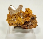 Cerussite on Mimetite, M'Fouati, Bouenza Dept., Republic of the Congo