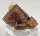 Fluorite with Calcite & Sphalerite, Denton Mine, Hardin County, Illinois