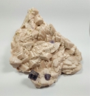 Fluorite on Microline, Jelly Bean Pocket, Lake George, Colorado