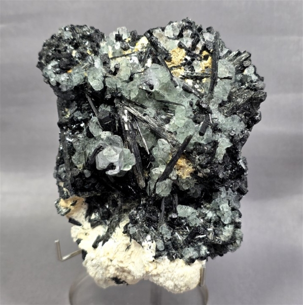 Schorl & Fluorite on Feldspar, Erongo Region, Namibia