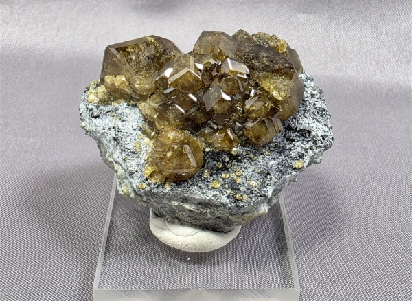 Andradite Garnet var. Topazolite, Yellow Cat Mine, Idria, San Benito County, California