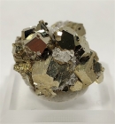 Pyrite & Calcite, Empire State Zinc Mine #4, 4065' Level, Balmat, New York