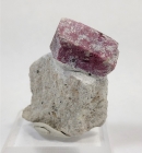 Large Red Beryl Crystal on Rhyolite, Wah Wah Mountains, Beaver County, Utah