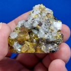 Sphalerite & Calcite, Empire State Zinc Mine #4, 3800' level, Balmat, New York