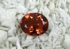Oregon Sunstone, 6.33 cts., Reddish Orange, Oval Cut